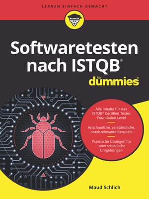 cover image of Softwaretesten nach ISTQB für Dummies